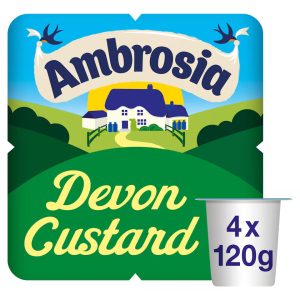 Ambrosia Ready To Eat Devon Custard 4 X 120G