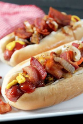 BACON HOT DOGS