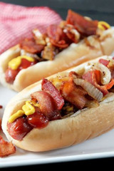 BACON HOT DOGS