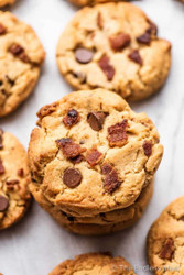 Bourbon Bacon Peanut Butter Cookies