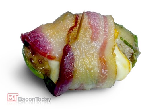 Bacon Wrapped Cheesy Avocado