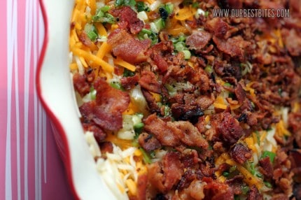 Easy Potato and Bacon Breakfast Casserole - Best Bacon Recipes for Mother's Day - Bacon Freak Blog