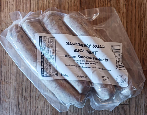 Blueberrry and Wild Rice Brat