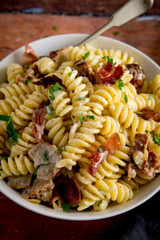 Creamy Sausage Pasta with Bacon
