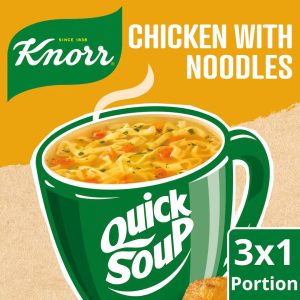 Knorr Quick Soup Chicken Noodle 3X64ml