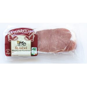 Clonakilty Mild Cure Back Bacon, 12 x 250g per box